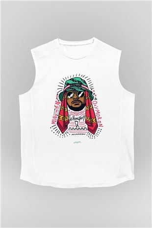 Schoolboy Q Beyaz Unisex Kolsuz Tişört
