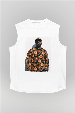 Schoolboy Q Beyaz Unisex Kolsuz Tişört