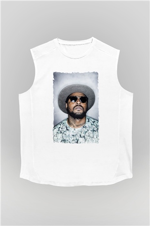 Schoolboy Q Beyaz Unisex Kolsuz Tişört
