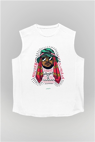 Schoolboy Q Beyaz Unisex Kolsuz Tişört