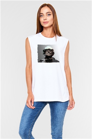 Schoolboy Q Beyaz Unisex Kolsuz Tişört