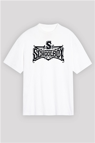 Schoolboy Q Beyaz Unisex Oversize Tişört T-Shirt
