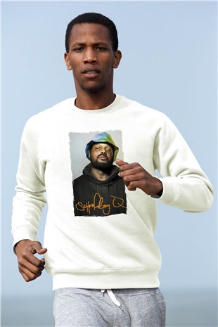 Schoolboy Q Beyaz Unisex Sweatshirt