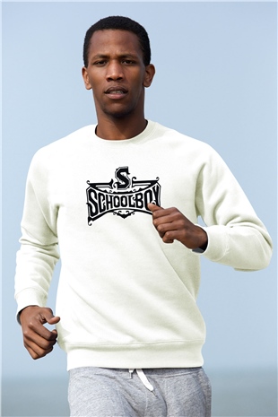 Schoolboy Q Beyaz Unisex Sweatshirt