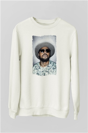 Schoolboy Q Beyaz Unisex Sweatshirt