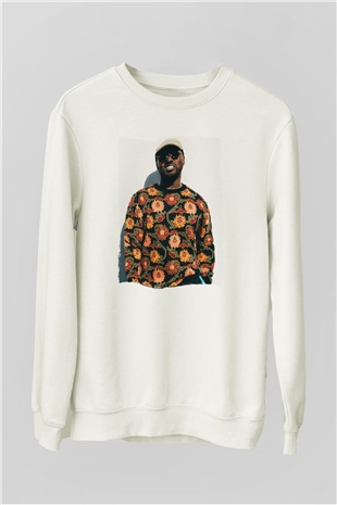 Schoolboy Q Beyaz Unisex Sweatshirt