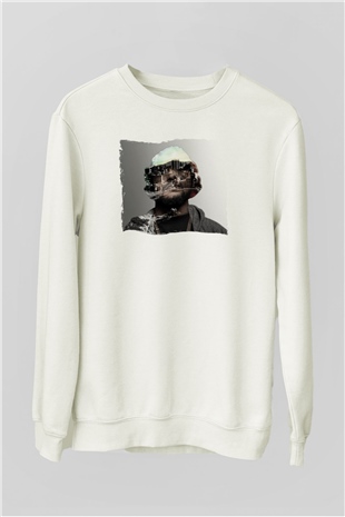 Schoolboy Q Beyaz Unisex Sweatshirt