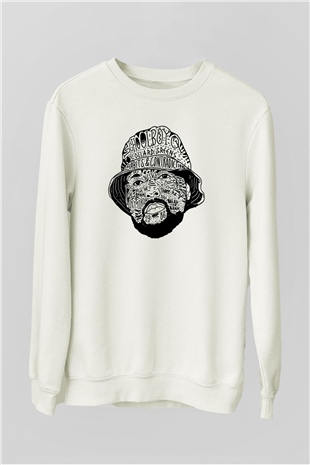 Schoolboy Q Beyaz Unisex Sweatshirt