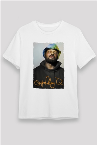 Schoolboy Q Beyaz Unisex Tişört T-Shirt - TişörtFabrikası