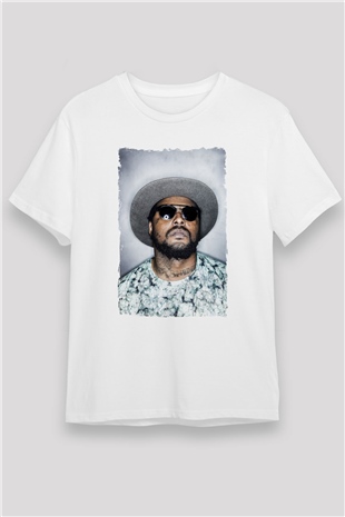 Schoolboy Q Beyaz Unisex Tişört T-Shirt - TişörtFabrikası