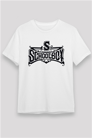 Schoolboy Q Beyaz Unisex Tişört T-Shirt - TişörtFabrikası