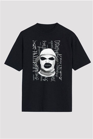 Schoolboy Q Siyah Unisex Oversize Tişört T-Shirt
