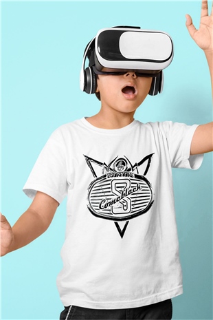Scorpions Baskılı Beyaz Unisex Çocuk Tişört