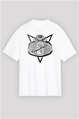 Scorpions Beyaz Unisex Oversize Tişört T-Shirt