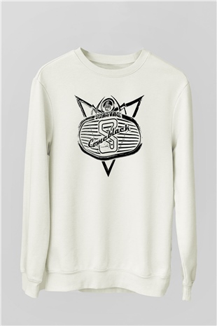 Scorpions Beyaz Unisex Sweatshirt