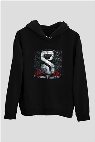 Scorpions Siyah Unisex Kapşonlu Sweatshirt
