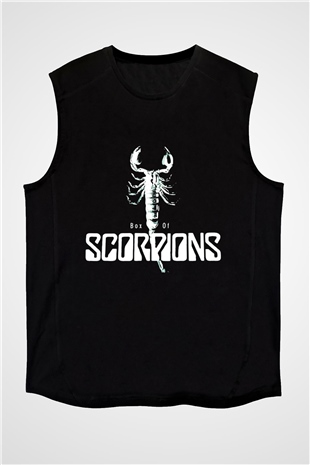 Scorpions Siyah Unisex Kolsuz Tişört