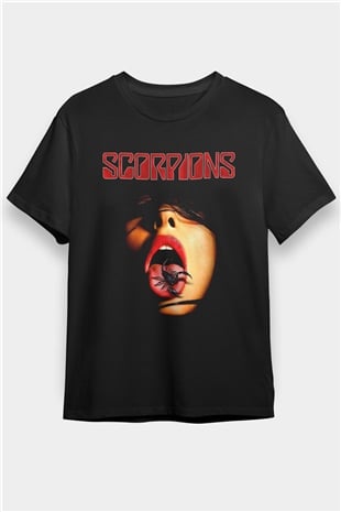 Scorpions Siyah Unisex Tişört T-Shirt - TişörtFabrikası