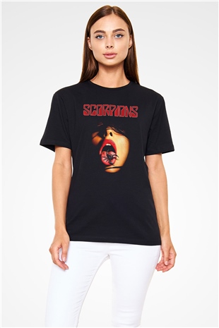 Scorpions Siyah Unisex Tişört T-Shirt - TişörtFabrikası