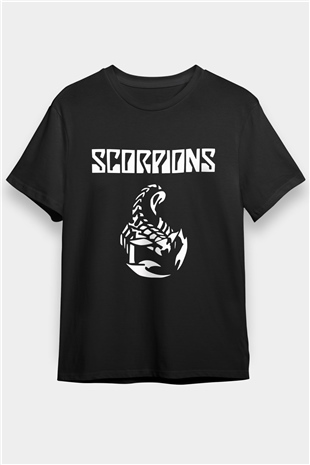 Scorpions Siyah Unisex Tişört T-Shirt - TişörtFabrikası