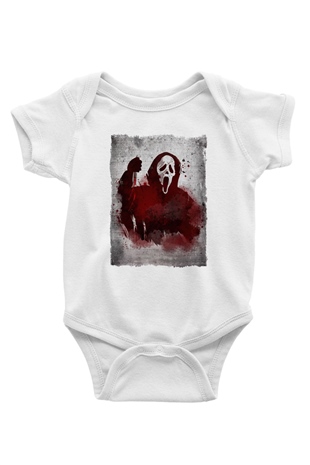 Scream Beyaz Bebek Body - Zıbın