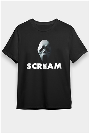 Scream Siyah Unisex Tişört T-Shirt