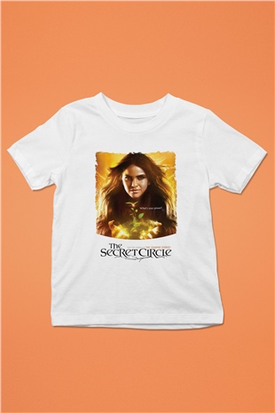 Secret Circle Beyaz Unisex Çocuk Tişört