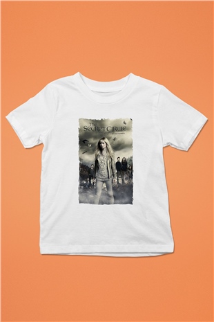Secret Circle Beyaz Unisex Çocuk Tişört