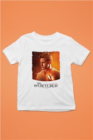 Secret Circle Beyaz Unisex Çocuk Tişört