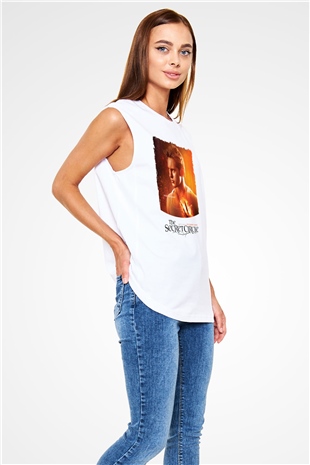Secret Circle Beyaz Unisex Kolsuz Tişört