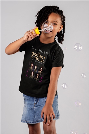 Secret Circle Siyah Unisex Çocuk Tişört