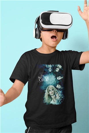 Secret Circle Siyah Unisex Çocuk Tişört