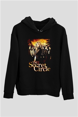 Secret Circle Siyah Unisex Hoodie