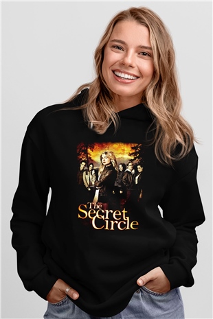 Secret Circle Siyah Unisex Hoodie