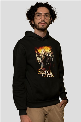Secret Circle Siyah Unisex Hoodie
