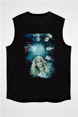 Secret Circle Siyah Unisex Kolsuz Tişört