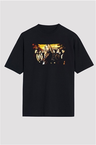 Secret Circle Siyah Oversize Tişört Oversize T-shirt