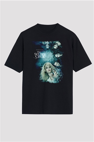Secret Circle Siyah Oversize Tişört Oversize T-shirt