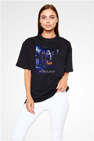 Secret Circle Siyah Oversize Tişört Oversize T-shirt
