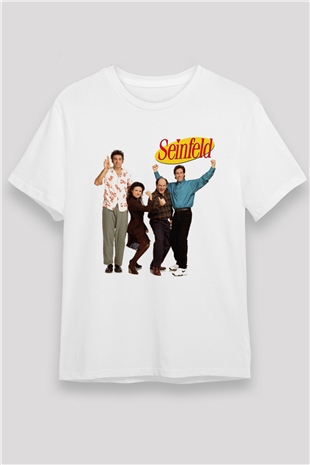 Seinfeld Beyaz Unisex Tişört T-Shirt