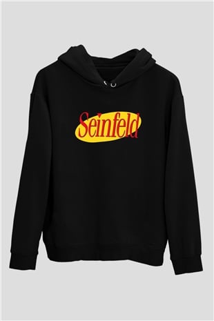 Seinfeld Siyah Unisex Hoodie