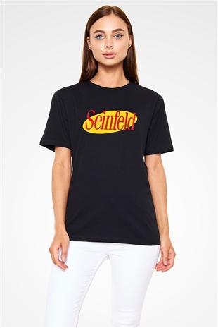 Seinfeld Siyah Unisex Tişört T-Shirt