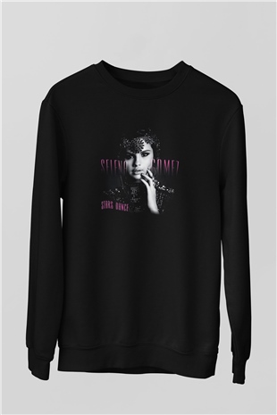Selena Gomez Siyah Unisex Sweatshirt