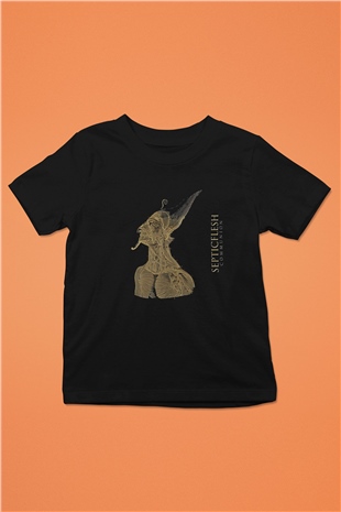 Septicflesh Baskılı Unisex Siyah Çocuk Tişört - Tshirt