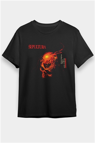Sepultura Siyah Unisex Tişört T-Shirt - TişörtFabrikası