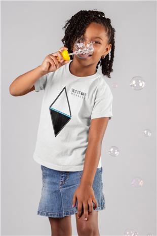 Set it off  Baskılı Beyaz Unisex Beyaz Çocuk Tişört - Tshirt