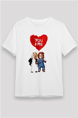 Sevgililer Günü Beyaz Unisex Tişört T-Shirt - TişörtFabrikası