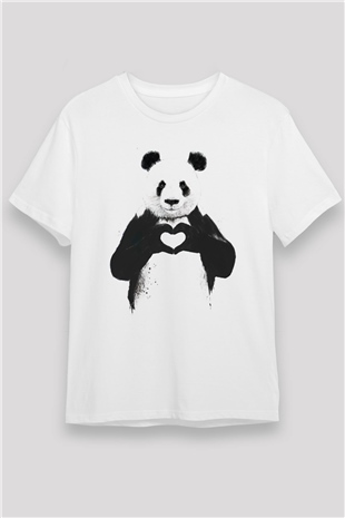 Sevgililer Günü Beyaz Unisex Tişört T-Shirt - TişörtFabrikası