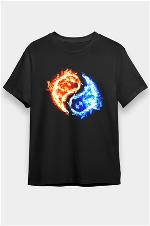 Sevgililer Günü Siyah Unisex Tişört T-Shirt - TişörtFabrikası