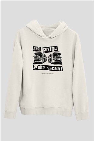 Sex Pistols Beyaz Unisex Hoodie